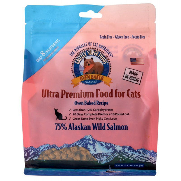 Grizzly Super Foods Oven Baked Alaskan Wild Salmon for Cats