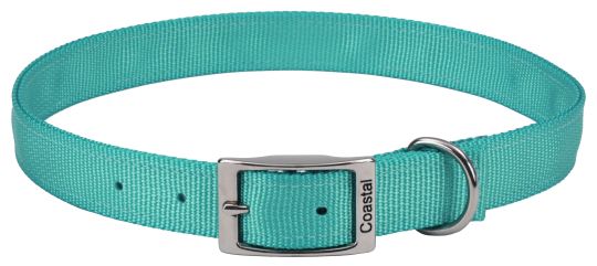 Coastal Pet Double-ply Nylon Dog Collar Teal