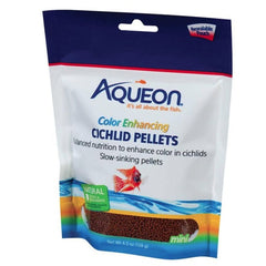Aqueon Color Enhancing Cichlid Food Pellets