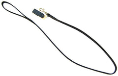 Circle T Leather Lead  - 4' Long - Black