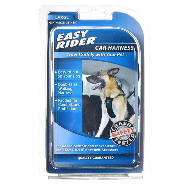 Coastal Pet Easy Rider Car Harness - Black