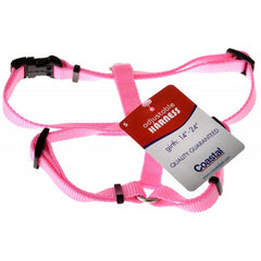 Tuff Collar Nylon Adjustable Harness - Bright Pink