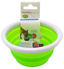 Bamboo Silicone Travel Bowl - Assorted