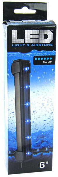 Via Aqua Blue LED Light & Airstone