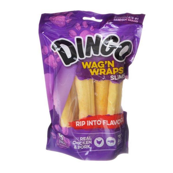 Dingo Wag'n Wraps Chicken & Rawhide Chew