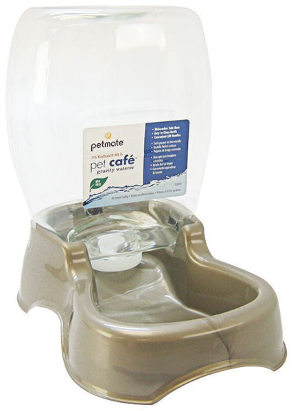 Petmate Cafe Pet Waterer - Pearl Tan