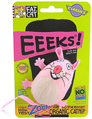 Fat Cat EEEKS Cat Toy with Catnip - Assorted