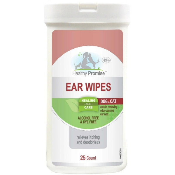 Four Paws Ear Wipes for Dogs & Cats