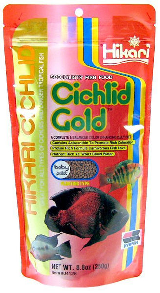 Hikari Cichlid Gold Color Enhancing Fish Food - Baby Pellet