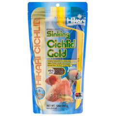 Hikari Cichlid Gold Color Enhancing Sinking Fish Food - Mini Pellet