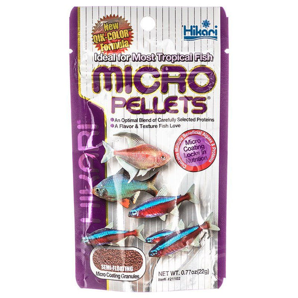 Hikari Micro Pellets for Tetras, Barbs & Small Fish