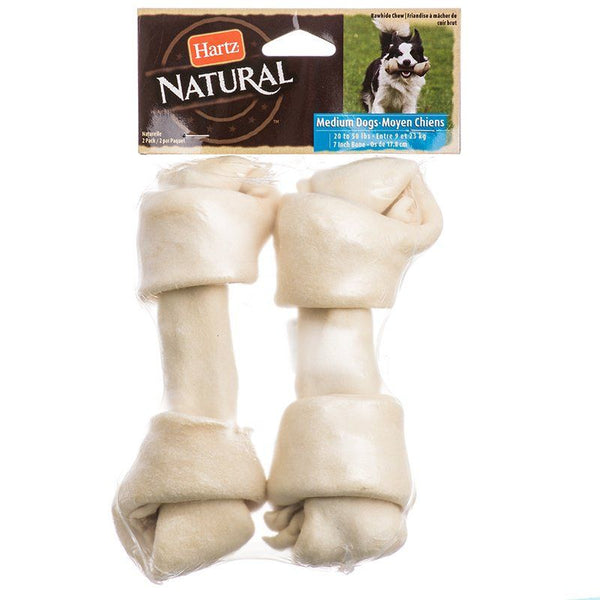 Hartz Natural Rawhide Bone - White