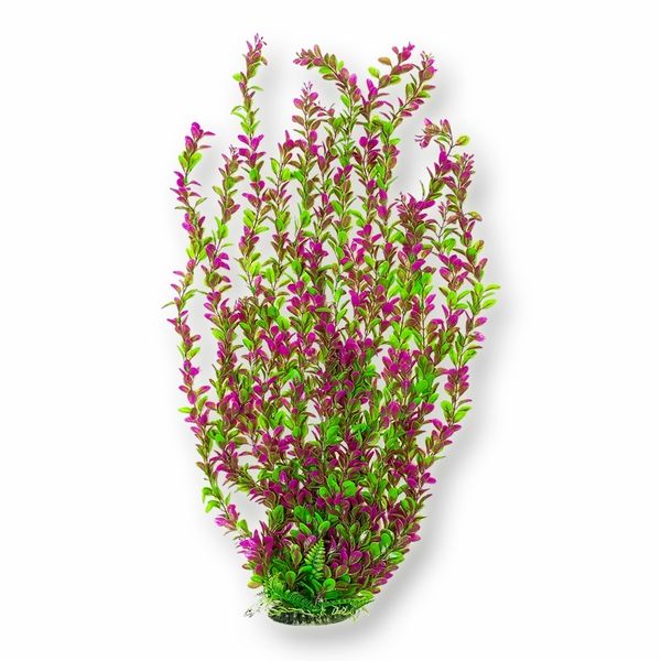 Aquatop Leafy Aquarium Plant - Pink & Green