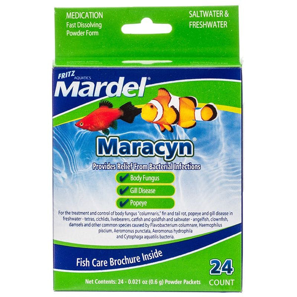 Mardel Maracyn Antibacterial Aquarium Medication - Powder