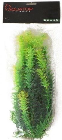 Aquatop Yellow Tipped Aquarium Plant - Green