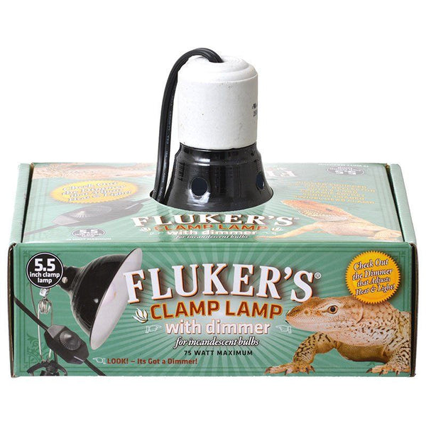 Flukers Clamp Lamp with Dimmer