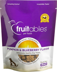 Fruitables Pumpkin & Blueberry Flavor Crunchy Dog Treats