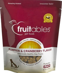 Fruitables Pumpkin & Cranberry Flavor Crunchy Dog Treats