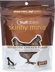 Fruitables Skinny Minis Rotisserie Chicken Flavor Soft Baked Dog Treats