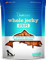 Fruitables Whole Jerky Strips Alaskan Salmon Dog Treats