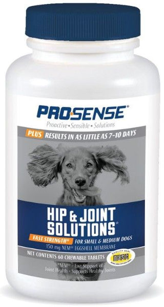 Pro-Sense Plus Fast Strength Hip & Joint Solutions Eggshell Membrane Chews for Small & Medium Dogs