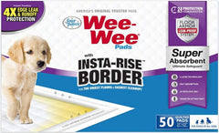 Four Paws Wee Wee Insta Rise Border Quilted Pads - 23 x23