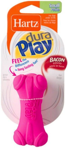 Hartz Dura Play Bacon Scented Dental Dog Bone Chew Toy - Assorted Colors