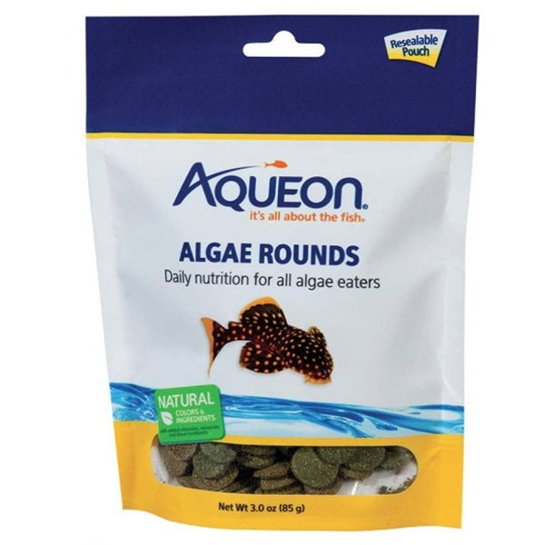 Aqueon Algae Rounds Fish Food