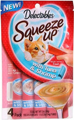 Hartz Delectables Squeeze Up Lickable Cat Treat - Tuna & Shrimp