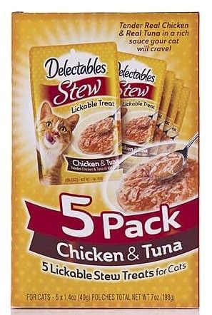 Hartz Delectables Stew Lickable Treat for Cats - Chicken & Tuna