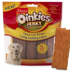 Hartz Oinkies Pig Skin Jerky - Chicken